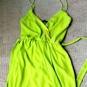 Lime green jumpsuit